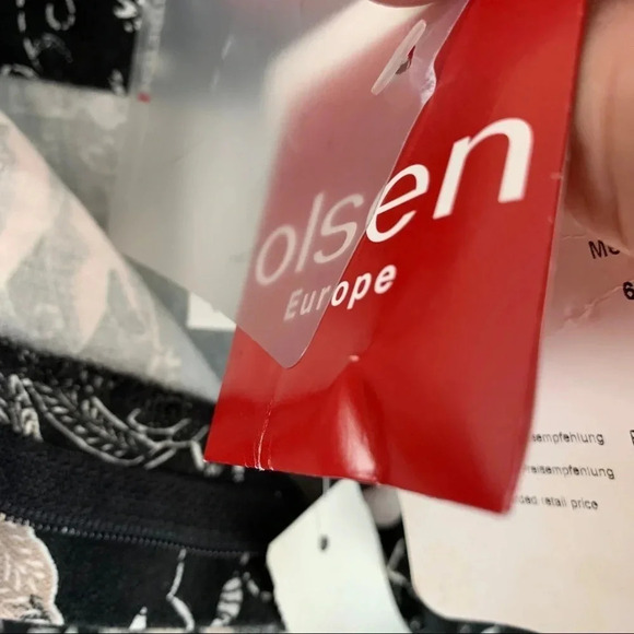 **NEW Olsen Europe Floral A-Line Skirt W/Pockets - Picture 10 of 12